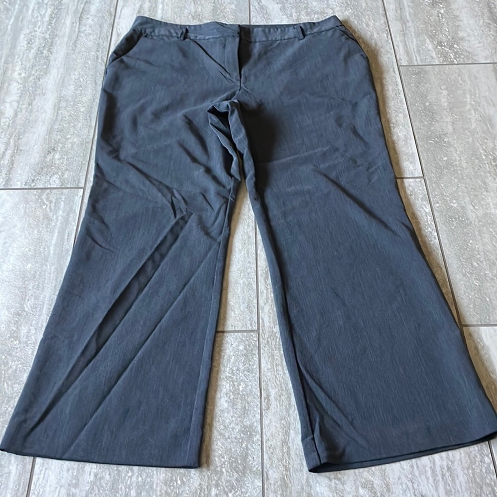 preloved Van Heusen studio,,size 14,gray 4pockets,straight leg long pants,women